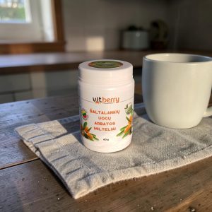 Šaltalankių uogų arbatos milteliai (skaidulos) 60g.